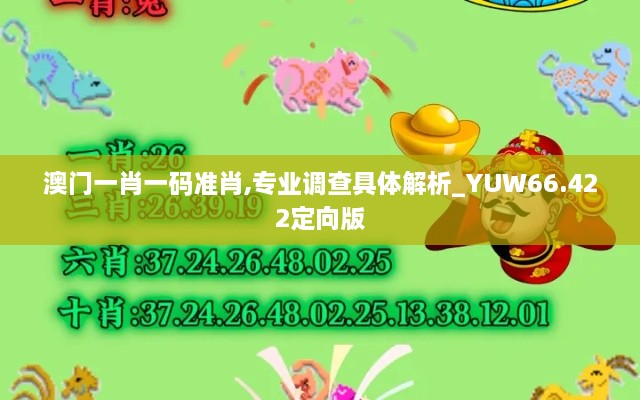 澳门一肖一码准肖,专业调查具体解析_YUW66.422定向版