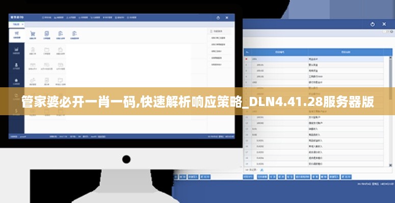 管家婆必开一肖一码,快速解析响应策略_DLN4.41.28服务器版