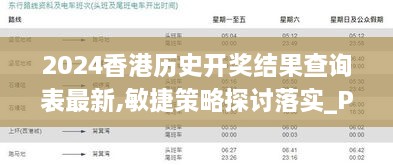 2024香港历史开奖结果查询表最新,敏捷策略探讨落实_PHA6.53.77限量版