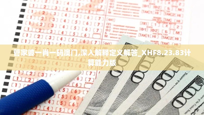 管家婆一肖一码澳门,深入解释定义解答_XHF8.23.83计算能力版