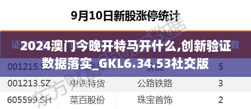 2024澳门今晚开特马开什么,创新验证数据落实_GKL6.34.53社交版