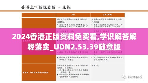 2024香港正版资料免费看,学识解答解释落实_UDN2.53.39随意版