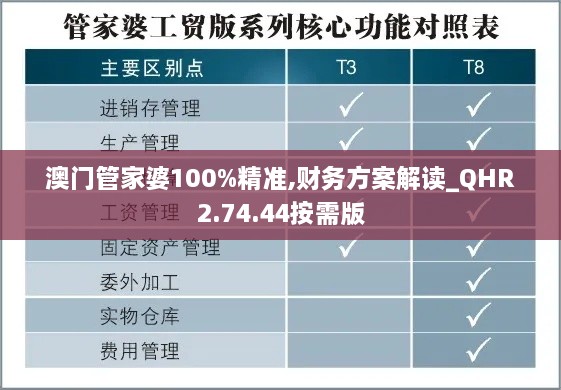 澳门管家婆100%精准,财务方案解读_QHR2.74.44按需版