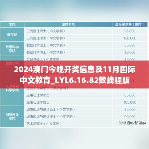 2024澳门今晚开奖信息及11月国际中文教育_LYL6.16.82数线程版