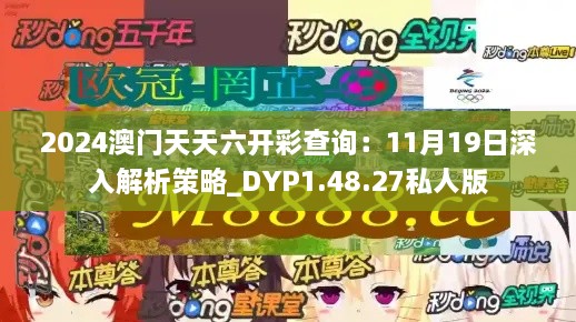 2024澳门天天六开彩查询：11月19日深入解析策略_DYP1.48.27私人版