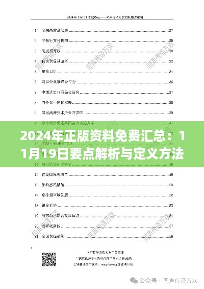 2024年正版资料免费汇总：11月19日要点解析与定义方法_MTE9.68.46按需版