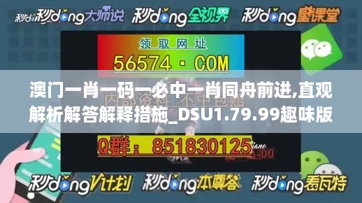 澳门一肖一码一必中一肖同舟前进,直观解析解答解释措施_DSU1.79.99趣味版