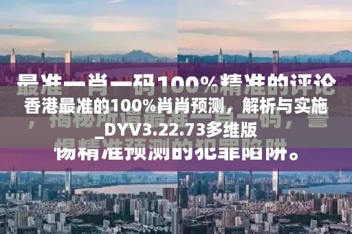 香港最准的100%肖肖预测，解析与实施_DYV3.22.73多维版