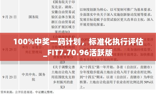 100%中奖一码计划，标准化执行评估_FIT7.70.96活跃版