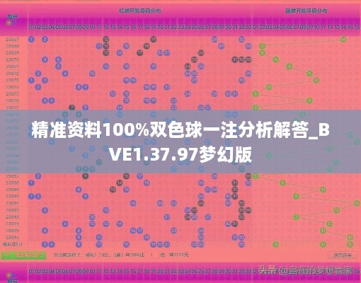 精准资料100%双色球一注分析解答_BVE1.37.97梦幻版