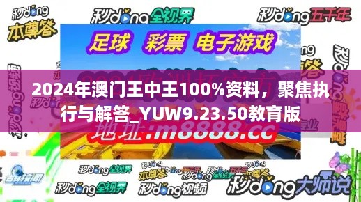 2024年澳门王中王100%资料，聚焦执行与解答_YUW9.23.50教育版