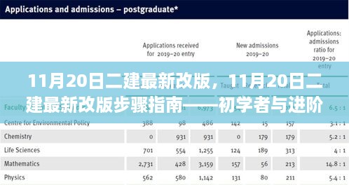 11月20日二建最新改版步骤指南，适合初学者与进阶用户