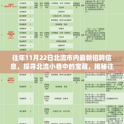 北流市最新招聘信息揭秘，小巷宝藏与特色小店的交集故事