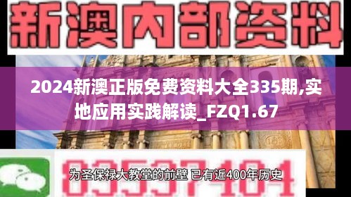 2024新澳正版免费资料大全335期,实地应用实践解读_FZQ1.67