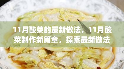 探索最新做法，11月酸菜制作新篇章，最新酸菜做法揭秘