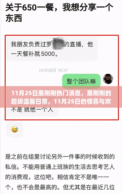 惠刚刚的超级温馨日常，惊喜与欢笑的记录（11月25日）