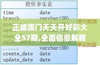 正版澳门天天开好彩大全57期,全面信息解释定义_铂金版TDZ19.73