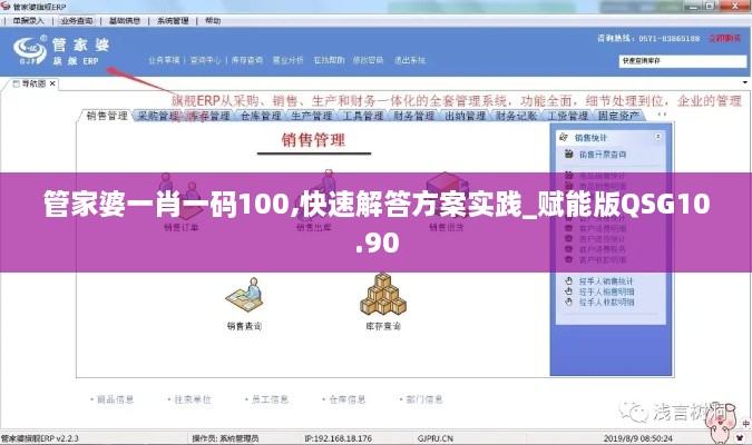 管家婆一肖一码100,快速解答方案实践_赋能版QSG10.90