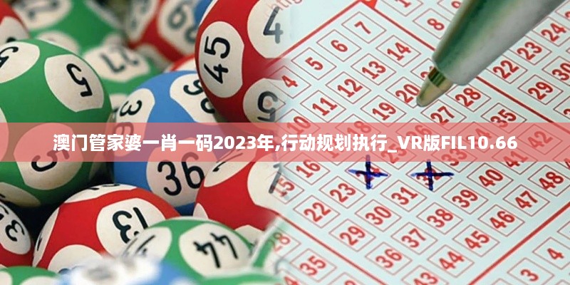 澳门管家婆一肖一码2023年,行动规划执行_VR版FIL10.66