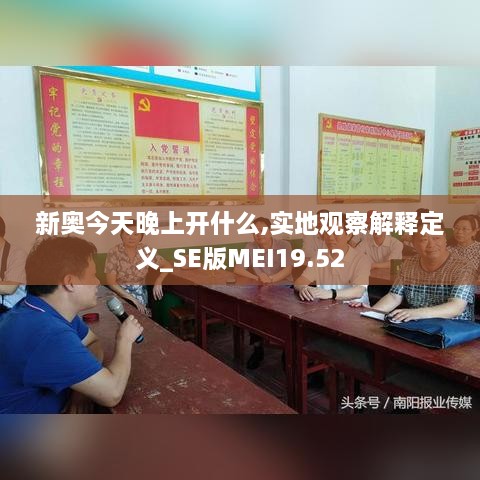 新奥今天晚上开什么,实地观察解释定义_SE版MEI19.52