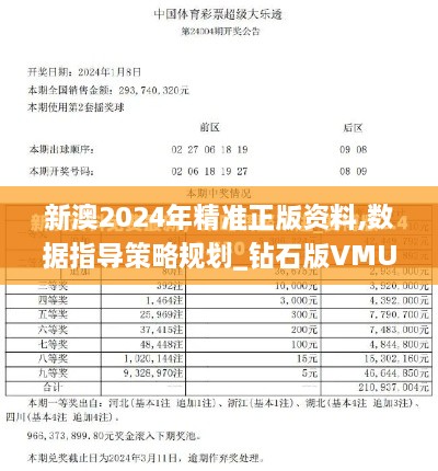 新澳2024年精准正版资料,数据指导策略规划_钻石版VMU10.22