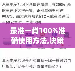 最准一肖100%准确使用方法,决策信息解释_结合版SOR19.55