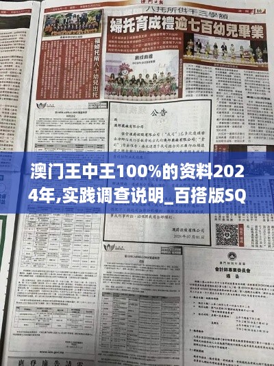 澳门王中王100%的资料2024年,实践调查说明_百搭版SQD10.14