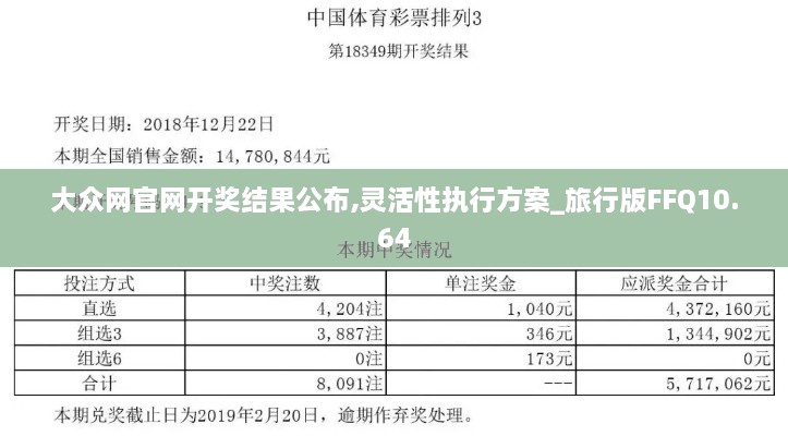 大众网官网开奖结果公布,灵活性执行方案_旅行版FFQ10.64