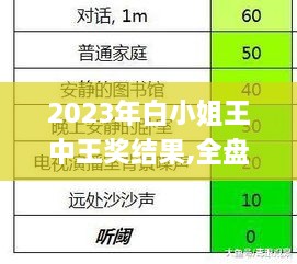 2023年白小姐王中王奖结果,全盘细明说明_散热版VJF14.99