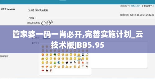 管家婆一码一肖必开,完善实施计划_云技术版JBB5.95