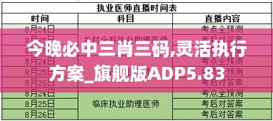 今晚必中三肖三码,灵活执行方案_旗舰版ADP5.83