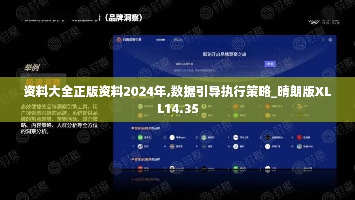 资料大全正版资料2024年,数据引导执行策略_晴朗版XLL14.35