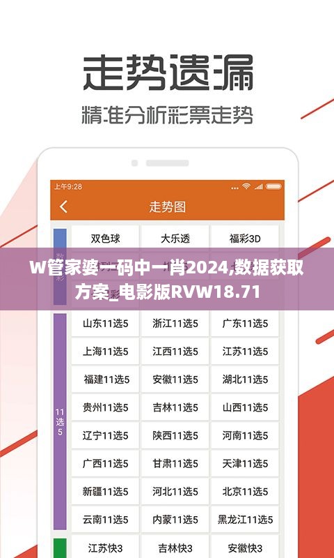 W管家婆一码中一肖2024,数据获取方案_电影版RVW18.71