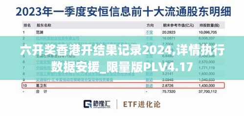 六开奖香港开结果记录2024,详情执行数据安援_限量版PLV4.17