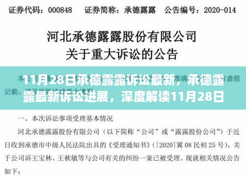 深度解读，承德露露诉讼最新进展及动态分析（最新更新日期，11月28日）