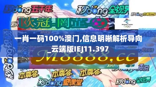 一肖一码100%澳门,信息明晰解析导向_云端版IEJ11.397