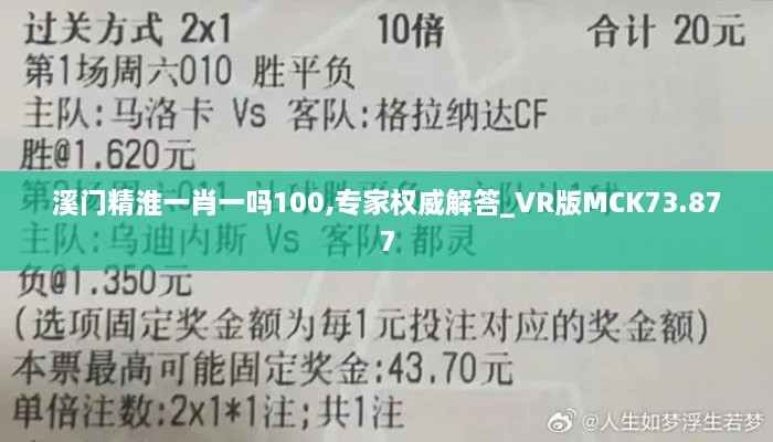 溪门精淮一肖一吗100,专家权威解答_VR版MCK73.877