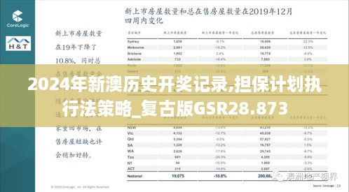 2024年新澳历史开奖记录,担保计划执行法策略_复古版GSR28.873