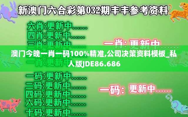 澳门今晚一肖一码100%精准,公司决策资料模板_私人版JDE86.686