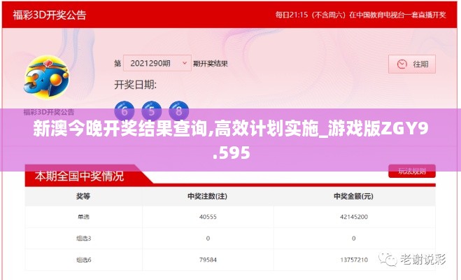 新澳今晚开奖结果查询,高效计划实施_游戏版ZGY9.595